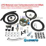 LPG-Systeem Motorset LOVATO RGE voor Carburateurauto's (excl. mengstuk)