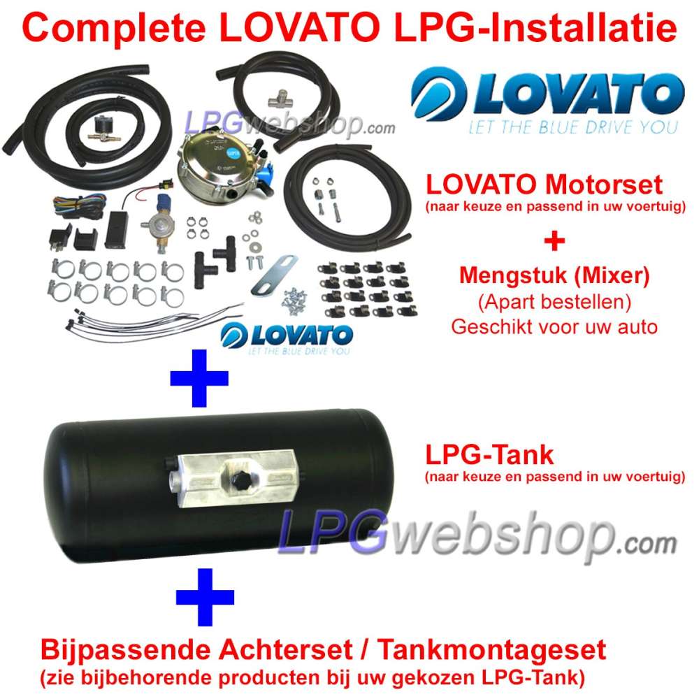 LPG-Systeem Motorset LOVATO RGE voor Carburateurauto's (excl. mengstuk) LPG-Systeem Motorset LOVATO RGE voor Carburateurauto's (excl. mengstuk)