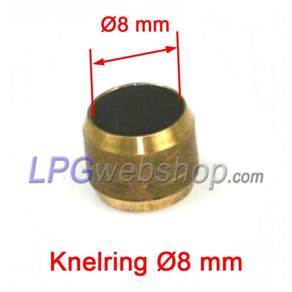 Anello di compressione (barilotto di compressione) Ø8mm Biconico per tubi/raccordi GPL Anello di compressione (barilotto di compressione) Ø8mm Biconico per tubi/raccordi GPL