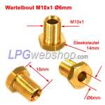 Barrel Compression Nut M10x1 Ø6mm x L18mm