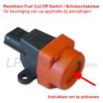 Rücksetzbarer Kraftstoffabschaltschalter/Stoßschalter/Crash-Sensor