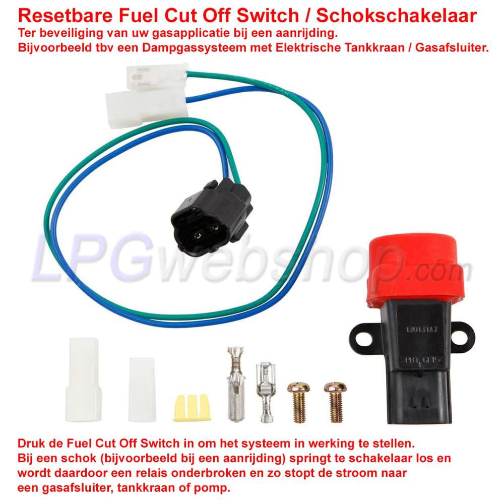 Interruptor de corte de combustible reiniciable / Interruptor de impacto / Sensor de colisión Interruptor de corte de combustible reiniciable / Interruptor de impacto / Sensor de colisión