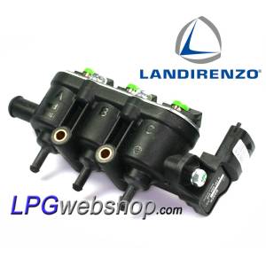 Landi Renzo Injector Rail RGI MED 3x LPG Injectors Incl. Press. sensor