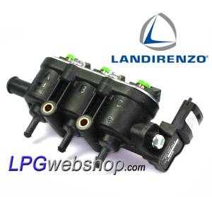 Landi Renzo Rail 3 Injektoren RGI MED GI 25 Inkl. Drucksensor 3,5bar