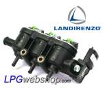 Landi Renzo Injector Rail RGI MED - 3x LPG Injectors - Incl. Pressure sensor