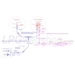 Pressure Regulator Kit (50 mbar) with filter and connections to LPG Tank / Gas Bottle
