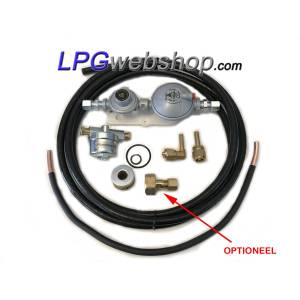 Kit Détendeur de pression (50 mbar) avec filtre et connexions au réservoir GPL / bouteille de gaz