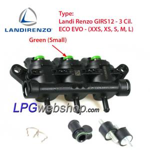 Rail 3 Iniettori Landi Renzo GIRS12 ECO EVO - (XXS, XS, S, M, L)