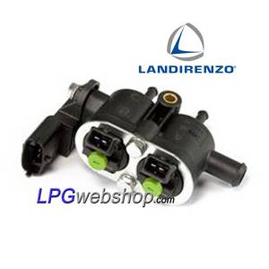 Landi Renzo Rail 2 Injektoren RGI MED GI 25 Inkl. Drucksensor 3,5bar