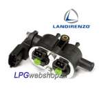 Rail 2 Iniettori Landi Renzo RGI MED GI 25 Incl. Sensore di pressione 3,5 bar