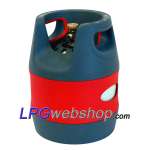 Bouteille de gaz GPL composite légère de 12,7 L avec OPD rechargeable jusqu'à 80 %