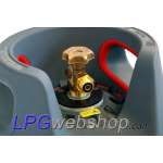 Bouteille de gaz GPL composite légère de 12,7 L avec OPD rechargeable jusqu'à 80 %