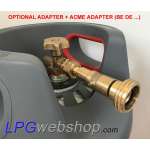 12.7L Lightweight composite LPG gas bottle with OPD Refillable up to 80%