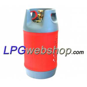 24.5L Lightweight composite LPG gas bottle with OPD Refillable up to 80%