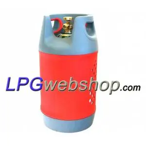 24.5L Lightweight composite LPG gas bottle with OPD Refillable up to 80%
