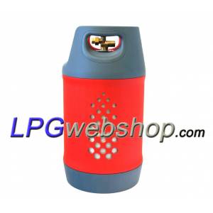 Bombola gas GPL 24,5 L leggera in composito con OPD ricaricabile fino all'80%