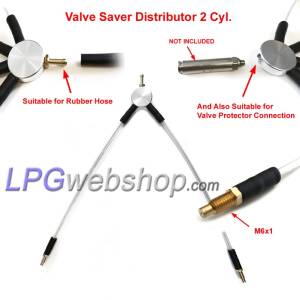 Verdeelstuk Valve Saver kit t.b.v. 2 cilinder