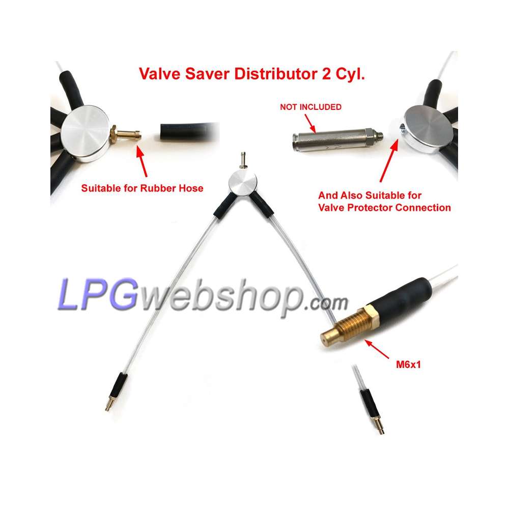 Verdeelstuk Valve Saver kit t.b.v. 2 cilinder Verdeelstuk Valve Saver kit t.b.v. 2 cilinder