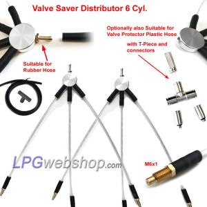 Verdeelstuk Valve Saver kit t.b.v. 6 cilinder