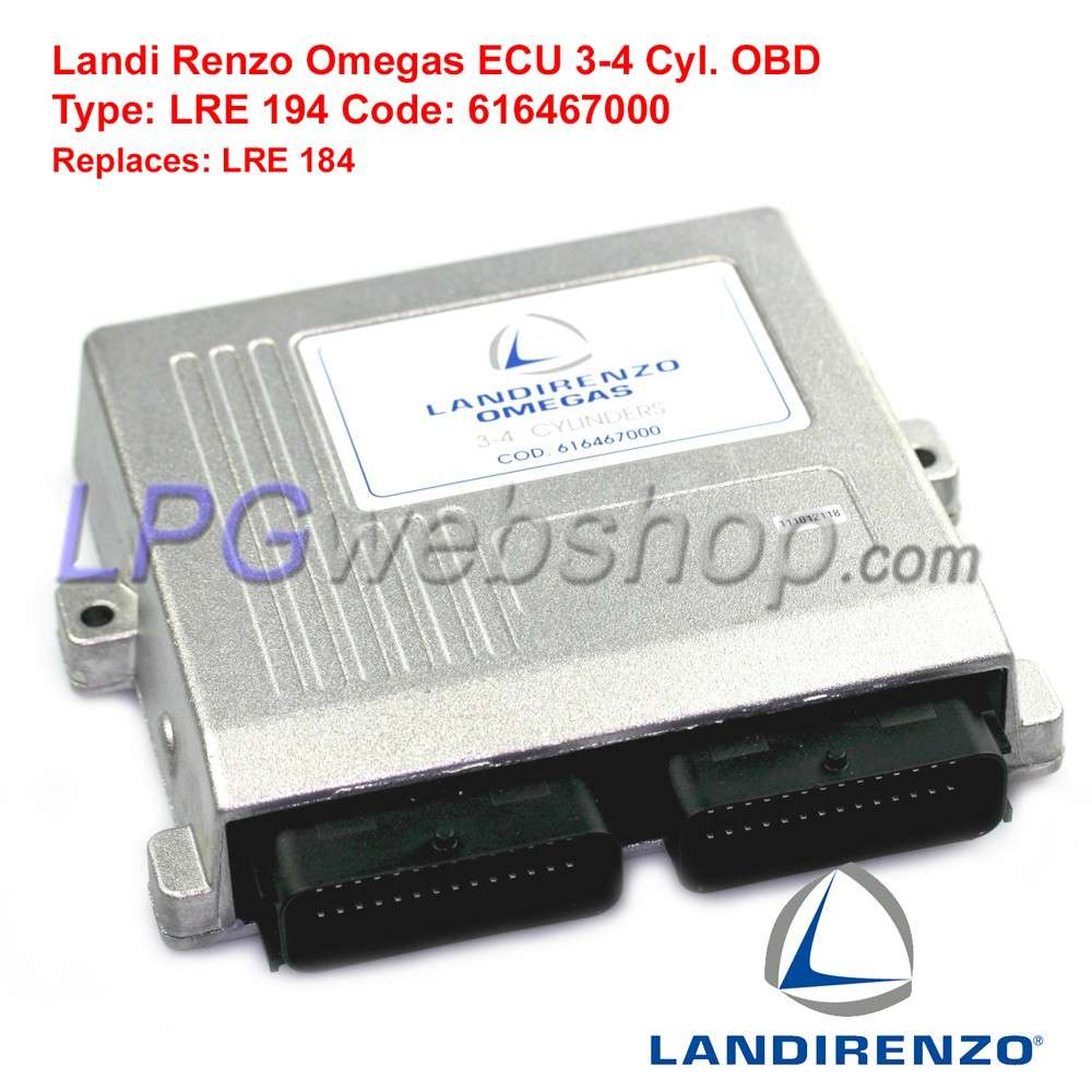 Gascomputer ECU Landi 3-4 Cil LRE194 OBD - Landi Renzo Omegas - Eurogas Omegas - Landi LSI Gascomputer ECU Landi 3-4 Cil LRE194 OBD - Landi Renzo Omegas - Eurogas Omegas - Landi LSI
