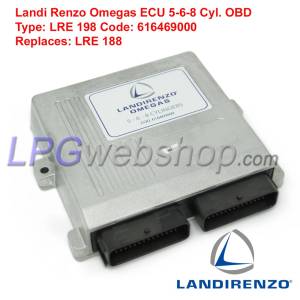 Gascomputer-ECU Landi 5-6-8 Zyl LRE198 OBD - Landi Renzo Omegas - Eurogas Omegas - Landi LSI