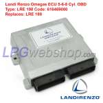 Calculador de gas ECU Landi 5-6-8 Cil LRE198 OBD - Landi Renzo Omegas - Eurogas Omegas - Landi LSI