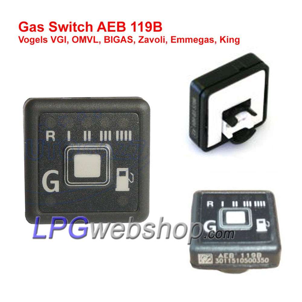 Gas Switch AEB 119B - Vogels, Bigas, OMVL, Emmegas, King etc. Gas Switch AEB 119B - Vogels, Bigas, OMVL, Emmegas, King etc.
