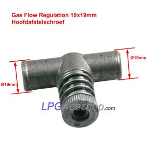 Vite di regolazione 19x19 mm per sistema miscelatore tubo gas