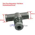 Vis de réglage du régulateur de débit 19x19 mm pour système de mélange de tuyaux à gaz