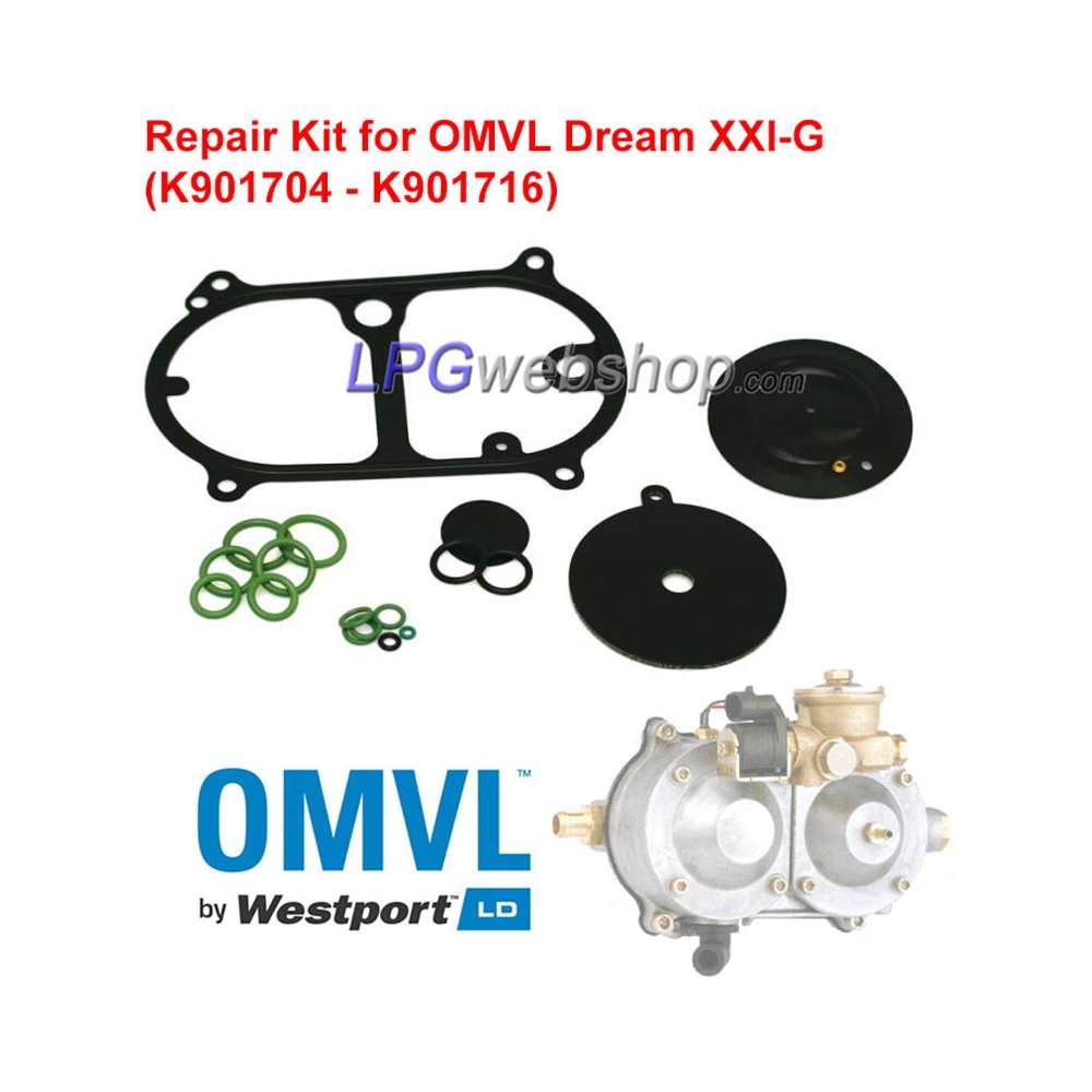 Kit di revisione OMVL Dream XXI-G SP Riduttore GPL Normal Kit di revisione OMVL Dream XXI-G SP Riduttore GPL Normal