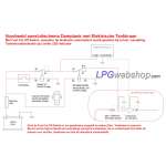 LPG LED indicator 9 LEDs Livello Content indicator without Switch incl. Tank Sensor 4-Hole