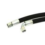 Flexible de remplissage GPL Longueur 0,5m - 3,50m - Connexions: Droite x Coudé 1/2 "UNF