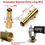LPG Filling Nozzle Bayonet Extra Long M10