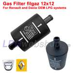 Drooggas Filter Filgaz FLPG25 12x12 tbv Renault Dacia OEM