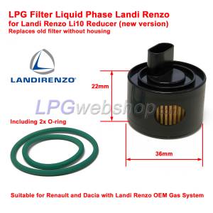 Filtro GPL Gas Umido Liquido - Evaporatore Landi Renzo Li10 Nuovo Tipo
