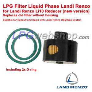 Filtro GPL Gas Umido Liquido - Evaporatore Landi Renzo Li10 Nuovo Tipo