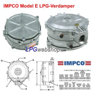 Kit de reparación IMPCO RK-E para reductor modelo E/EB