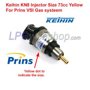 Injetor Keihin KN8 Amarelo 73cc - Prins VSI GLP / GNV