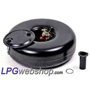 LPG Toroidal Tank 39L (Ø580x200) GZWM 1-Hole 30° Int. Multivalve included