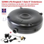 LPG-Ringtank 84L (Ø720x250) GZWM 1-gats 0° Onderbouw incl. Multivalve