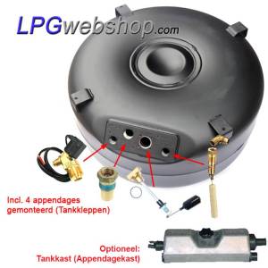 LPG-Tank Ringtank 72L (720x220) - GZWM 4-Gats incl. appendages