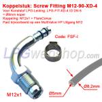 Koppelstuk LPG-FIT Screw Fitting M12-90-XD-4 FSF-I voor Kunststof Leiding LPG-XD-4