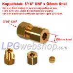 Raccordo compressione 8mm x svasatura 5/16" UNF Filettatura femmina