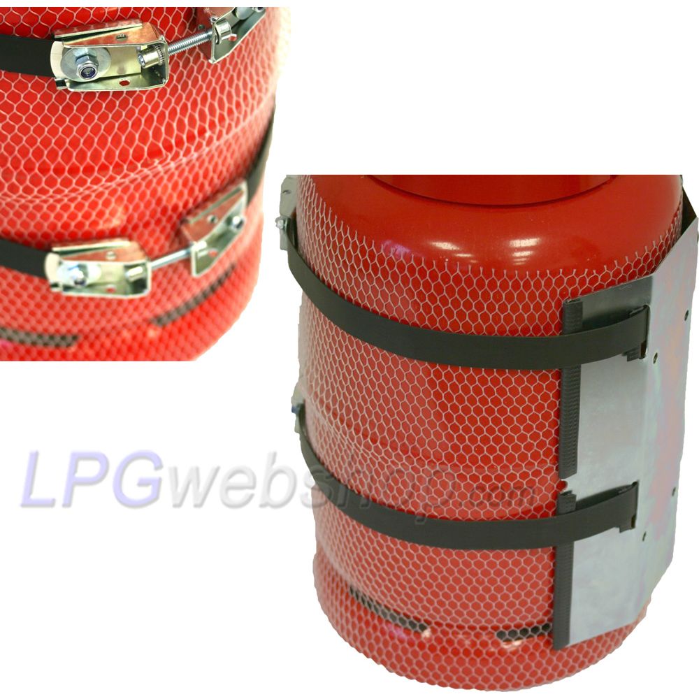 Porte-bouteille de gaz CAMPKO Ø 300 mm avec 2 sangles de serrage (acier inoxydable) Porte-bouteille de gaz CAMPKO Ø 300 mm avec 2 sangles de serrage (acier inoxydable)