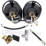 36L Campko Stalen LPG-Gasfles met MultiValve Hervulbaar tot 80%