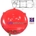 Serbatoio Bombola Toroidale GPL gassoso per Camper 63L (Ø650x230) 4 fori GZWM comprese Valvole