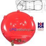 LPG-Damptank Ringtank 53,5L (Ø600x230) GZWM 4-Gats - Camper kooktank