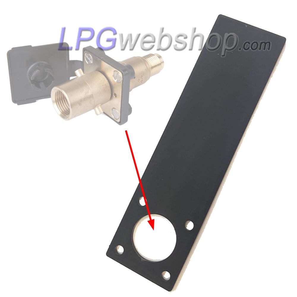 Support de montage pour raccords de remplissage GPL carrés Support de montage pour raccords de remplissage GPL carrés