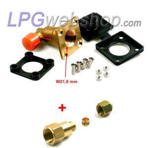 Conjunto de enchimento duplo para 2 Garrafa de gás GLP (OPD) com e tubo 4m incl. acoplamentos