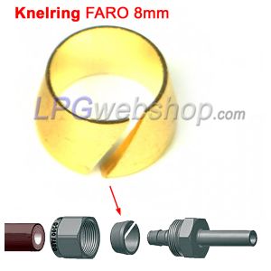 Knelring voor Koppelstuk Faro 8mm t.b.v. Kunststof LPG-Leiding